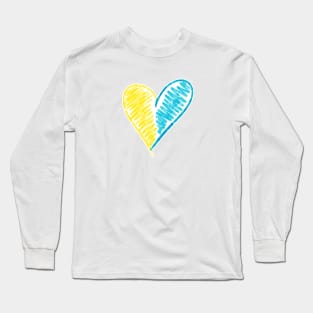 Heart Ukraine Long Sleeve T-Shirt